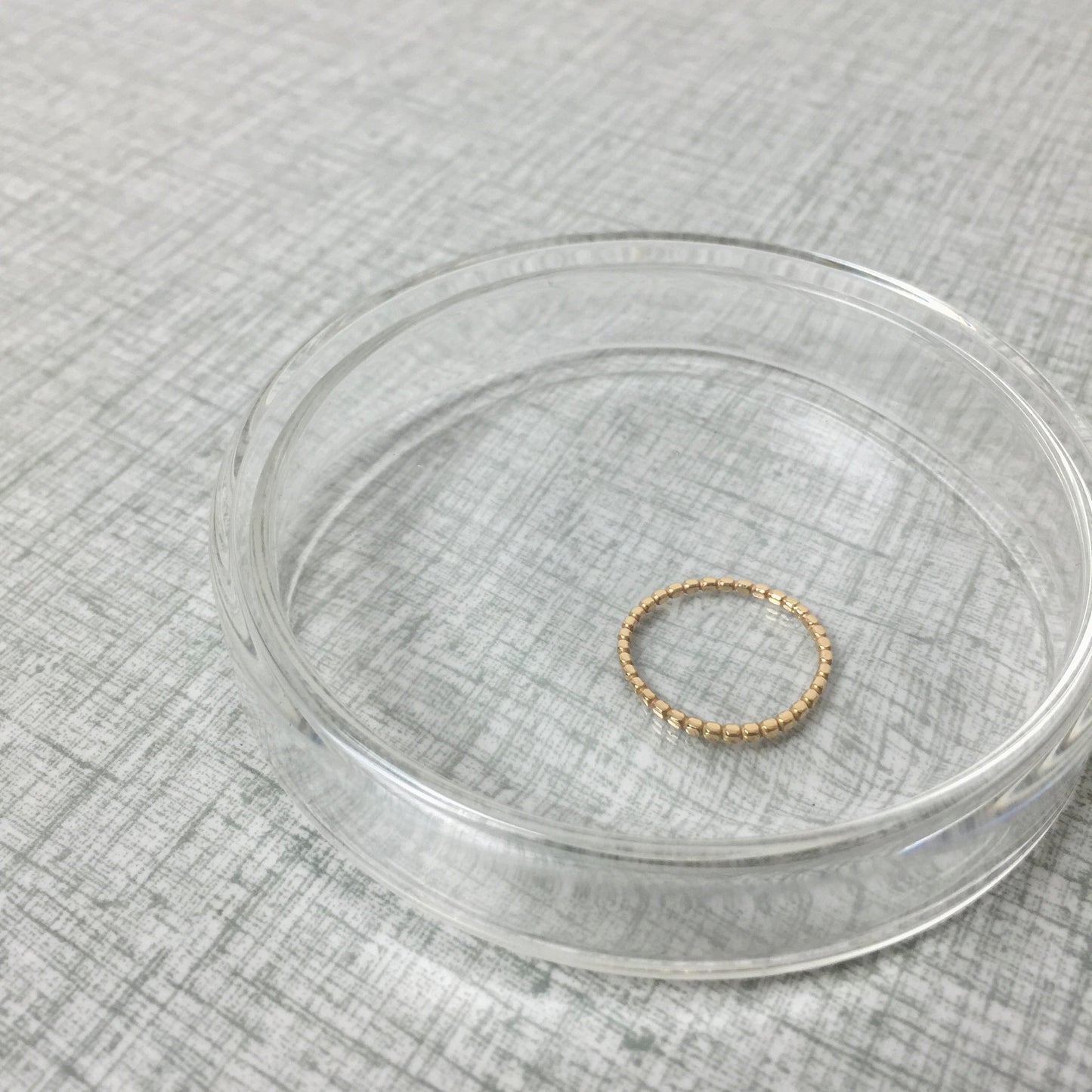 GRANULA - ring 18k rödguld