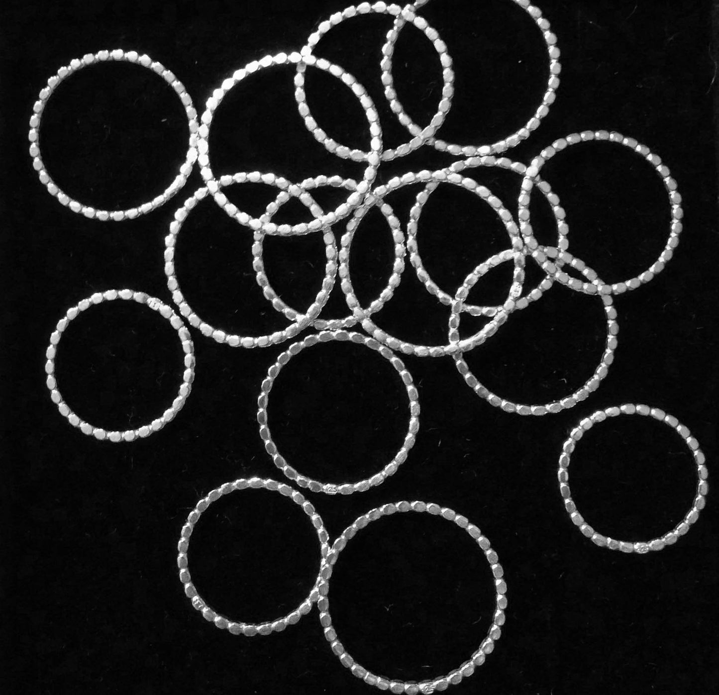 GRANULA silver ring